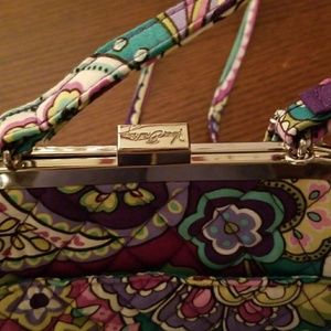 NWOT Vera Bradley Heather bag with metal accents